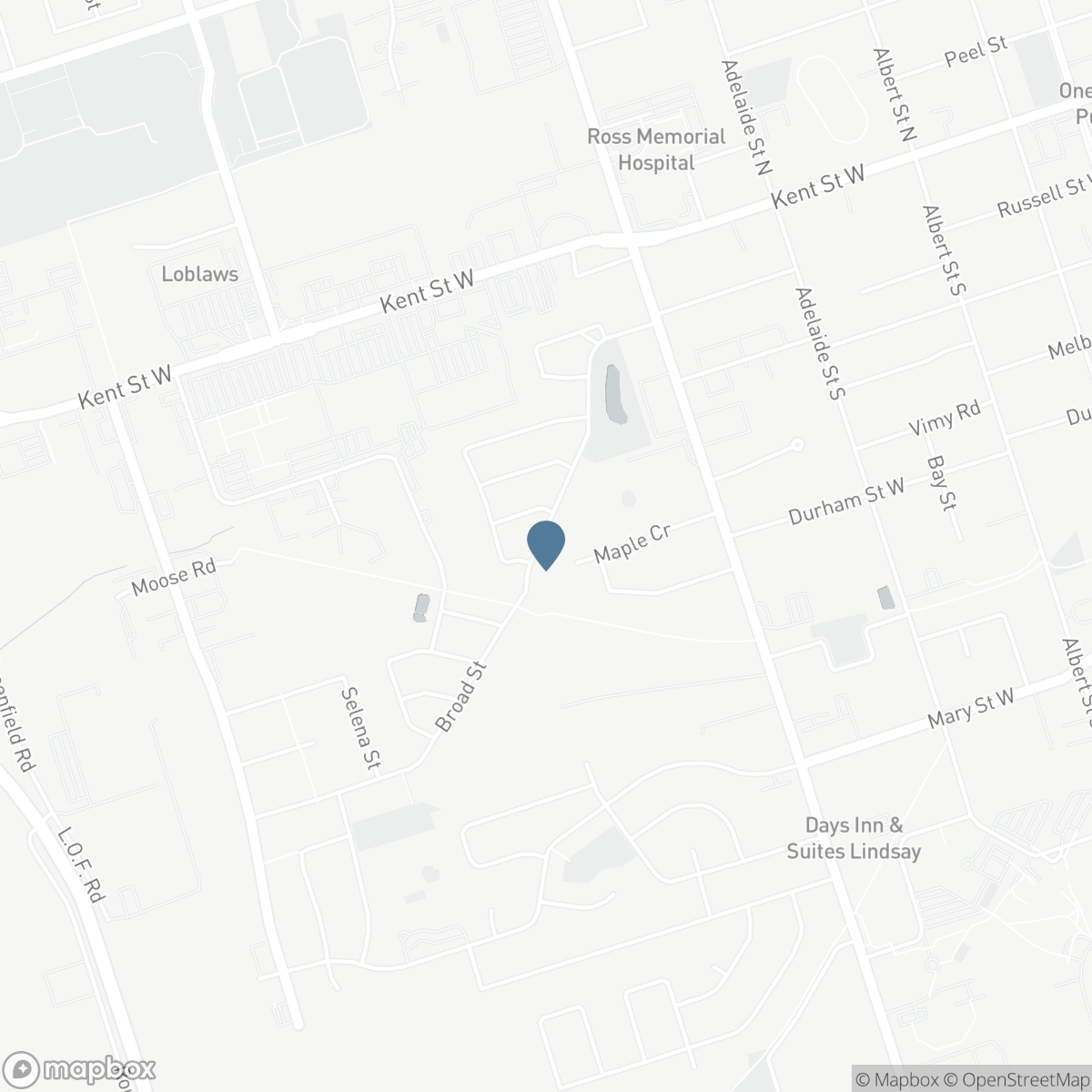 55 BROAD STREET, Lindsay, Ontario K9V 0B2